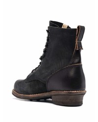 Bottes de loisirs en cuir noires VISVIM