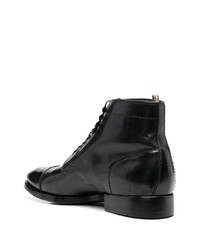 Bottes de loisirs en cuir noires Officine Creative