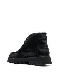 Bottes de loisirs en cuir noires Ami Paris