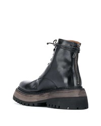 Bottes de loisirs en cuir noires Marsèll