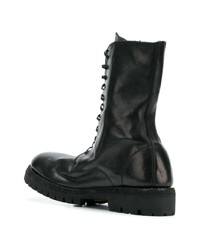 Bottes de loisirs en cuir noires Guidi