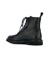 Bottes de loisirs en cuir noires Aiezen