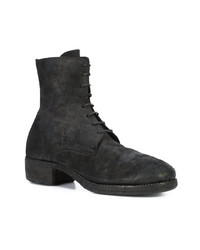 Bottes de loisirs en cuir noires Guidi