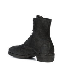 Bottes de loisirs en cuir noires Guidi