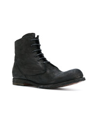 Bottes de loisirs en cuir noires Officine Creative