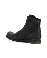 Bottes de loisirs en cuir noires Officine Creative