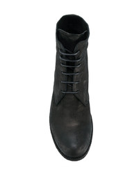 Bottes de loisirs en cuir noires Officine Creative