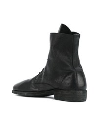 Bottes de loisirs en cuir noires Guidi