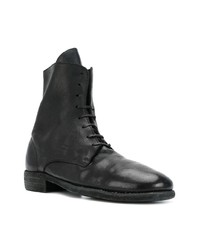 Bottes de loisirs en cuir noires Guidi