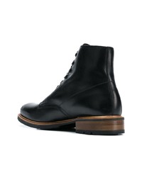 Bottes de loisirs en cuir noires Paraboot