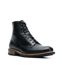 Bottes de loisirs en cuir noires Paraboot