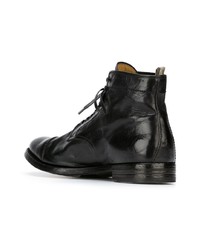 Bottes de loisirs en cuir noires Officine Creative