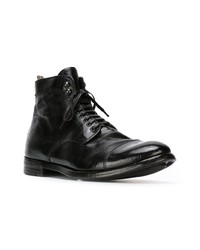 Bottes de loisirs en cuir noires Officine Creative