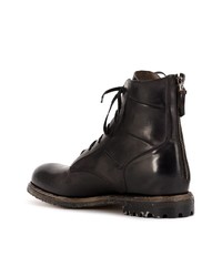 Bottes de loisirs en cuir noires Silvano Sassetti