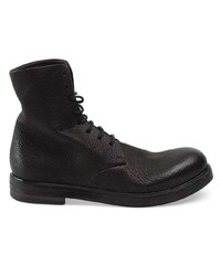 Bottes de loisirs en cuir noires Marsèll