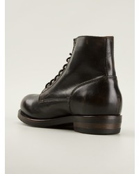 Bottes de loisirs en cuir noires Buttero