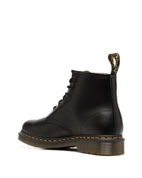 Bottes de loisirs en cuir noires Dr. Martens