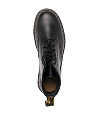 Bottes de loisirs en cuir noires Dr. Martens