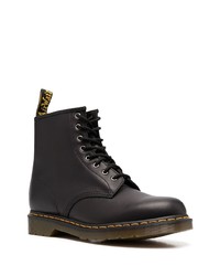 Bottes de loisirs en cuir noires Dr. Martens