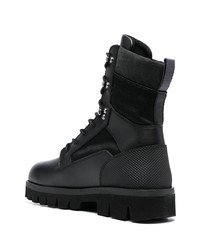 Bottes de loisirs en cuir noires Heron Preston