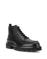 Bottes de loisirs en cuir noires Bally