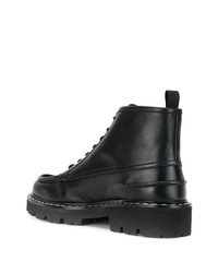 Bottes de loisirs en cuir noires Bally