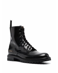 Bottes de loisirs en cuir noires Common Projects