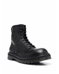 Bottes de loisirs en cuir noires Premiata