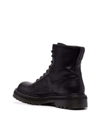 Bottes de loisirs en cuir noires Premiata