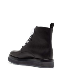 Bottes de loisirs en cuir noires Nicolas Andreas Taralis