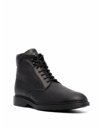 Bottes de loisirs en cuir noires Hogan