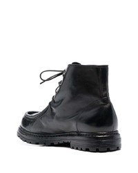 Bottes de loisirs en cuir noires Officine Creative