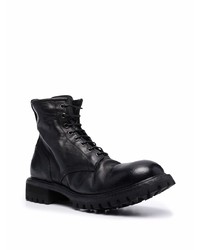 Bottes de loisirs en cuir noires Premiata