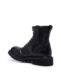 Bottes de loisirs en cuir noires Premiata