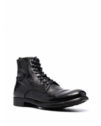 Bottes de loisirs en cuir noires Officine Creative