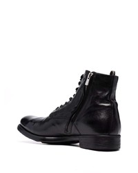 Bottes de loisirs en cuir noires Officine Creative