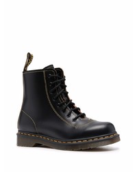 Bottes de loisirs en cuir noires Dr. Martens