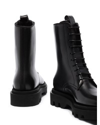 Bottes de loisirs en cuir noires Givenchy