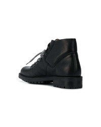 Bottes de loisirs en cuir noires Cenere Gb