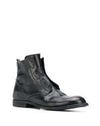 Bottes de loisirs en cuir noires Officine Creative