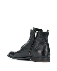 Bottes de loisirs en cuir noires Officine Creative