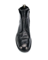 Bottes de loisirs en cuir noires Officine Creative