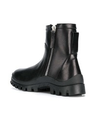 Bottes de loisirs en cuir noires Premiata