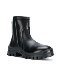 Bottes de loisirs en cuir noires Premiata