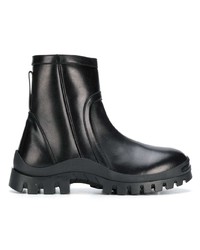 Bottes de loisirs en cuir noires Premiata