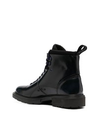 Bottes de loisirs en cuir noires BOSS