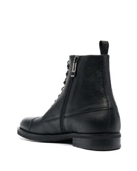 Bottes de loisirs en cuir noires Baldinini