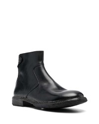 Bottes de loisirs en cuir noires Moma