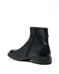 Bottes de loisirs en cuir noires Moma