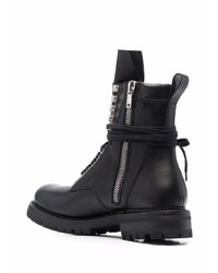 Bottes de loisirs en cuir noires Rick Owens